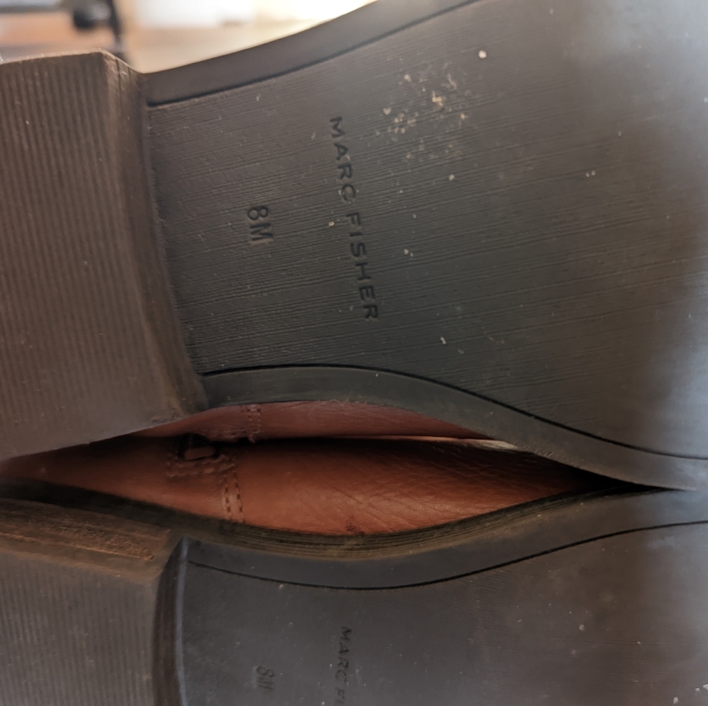 Tan Marc Fisher Boots - Picture 7 of 8